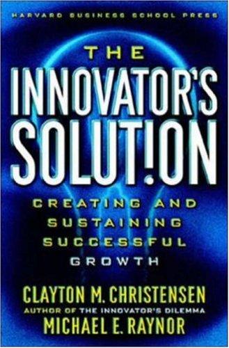 The Innovator's Solution 英文原版封面